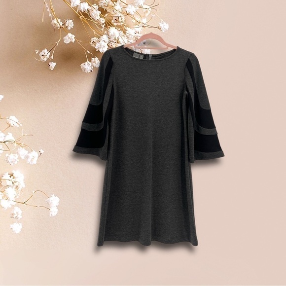 Muse for Boston Proper Size 6 Dark Grey/Black Dress - Picture 4 of 11